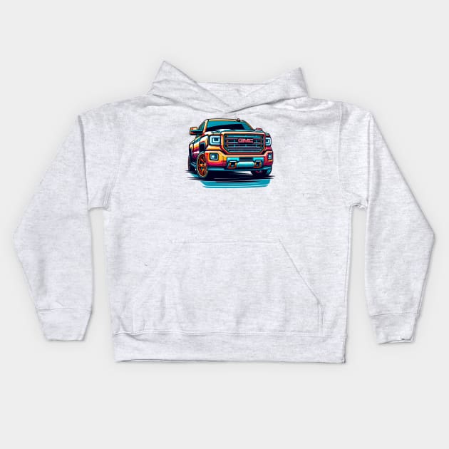 GMC Sierra Kids Hoodie by Vehicles-Art